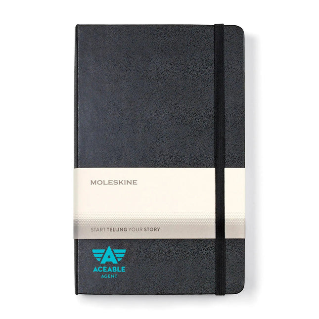 Moleskine® Hard Cover Ruled Large Expanded Notebook - Just Tote Bags