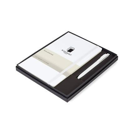 Moleskine® Large Notebook and GO Pen Gift Set - Just Tote Bags