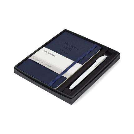 Moleskine® Medium Notebook and GO Pen Gift Set - Just Tote Bags