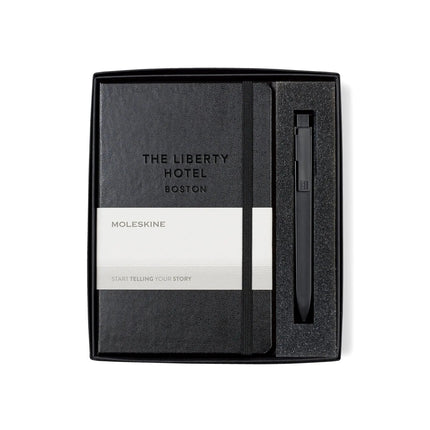 Moleskine® Medium Notebook and GO Pen Gift Set - Just Tote Bags