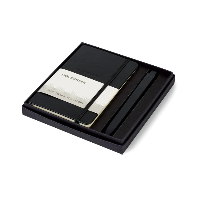 Moleskine® Pocket Notebook and GO Pen Gift Set - Just Tote Bags