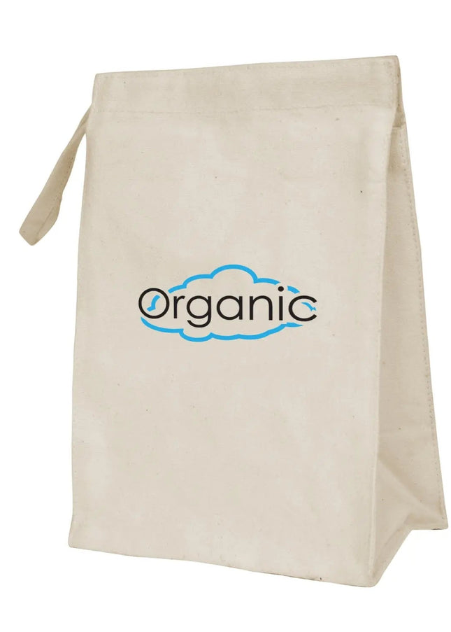 Organic Cotton Lunch Bag -B8720 - Just Tote Bags