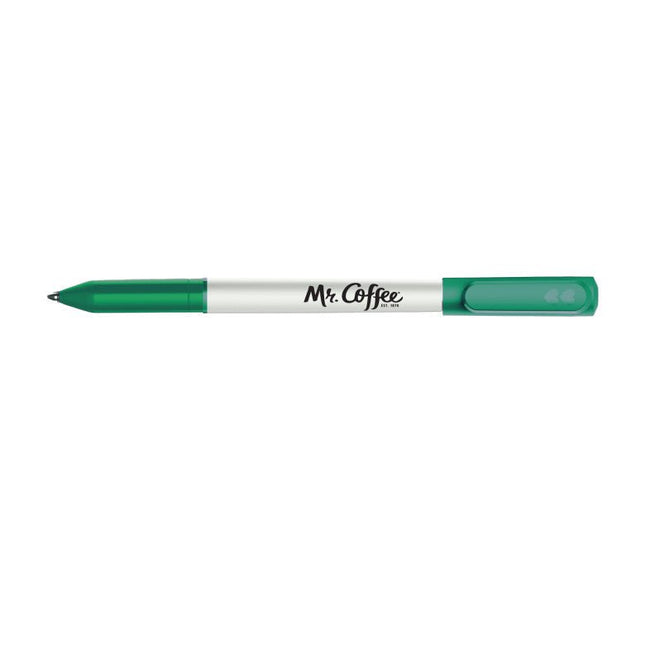 Paper Mate® Write Bros Stick Pen White Barrel - Blue Ink - Just Tote Bags
