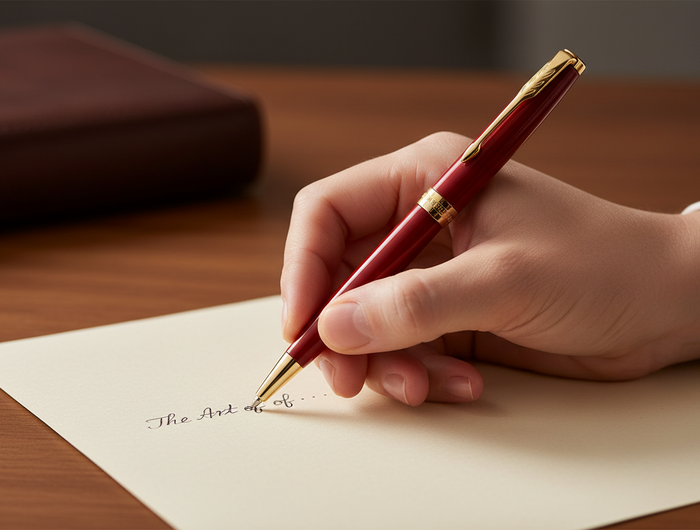 Parker Sonnet - Writing Closeup