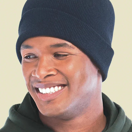 Polar - Acrylic Knit Cuff Toque -H08000 - Just Tote Bags