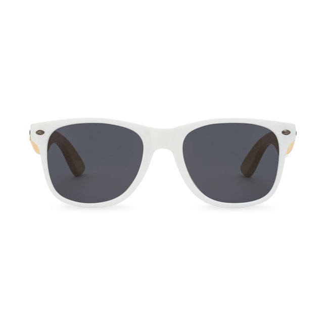 CapeShades Recycled Bamboo Sunglasses White Frame