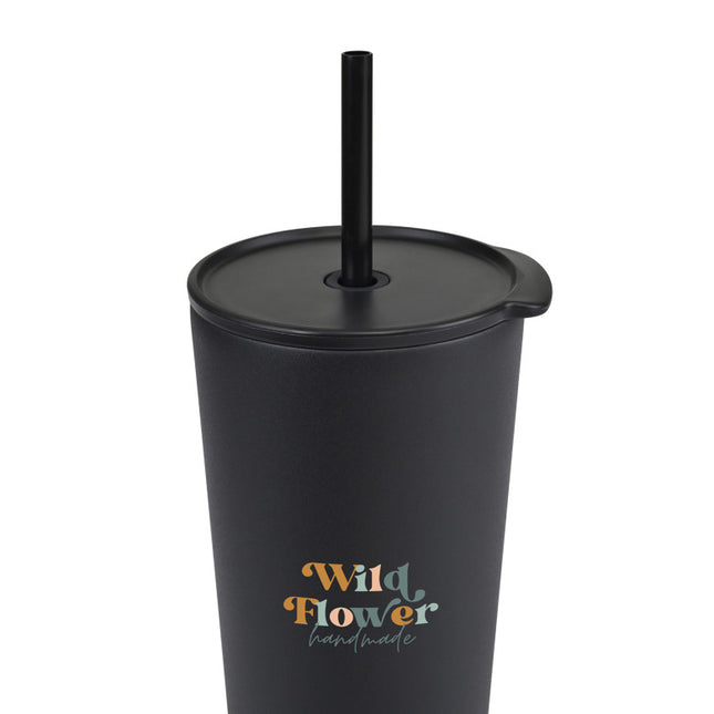 Aviana™ Rowan Recycled Straw Tumbler - 17 Oz.