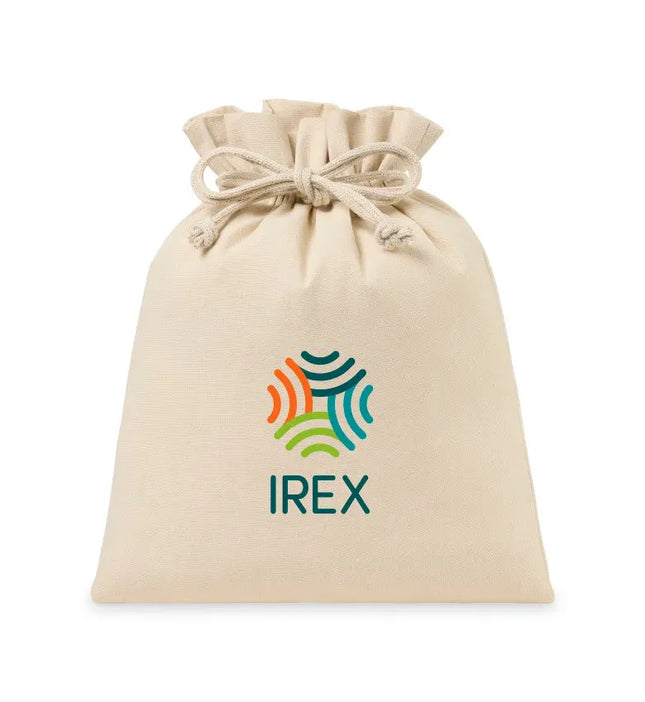Eco-conscious Canvas Drawstring Gift Bag - Large Gemline