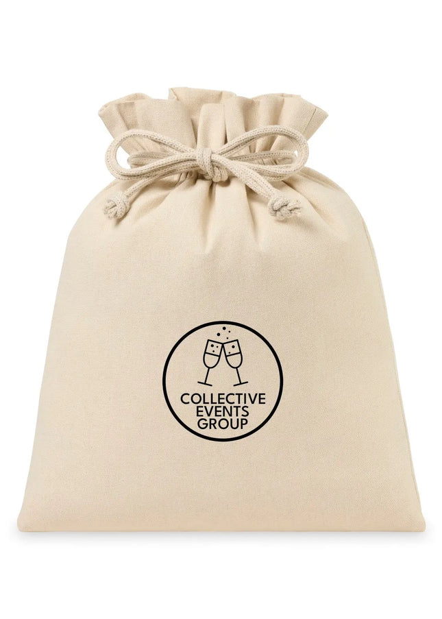 Eco-conscious Canvas Drawstring Gift Bag - Large Gemline