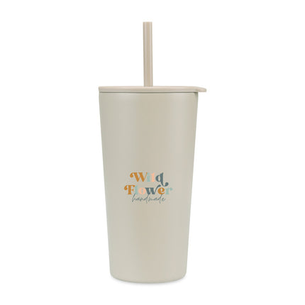 Aviana™ Rowan Recycled Straw Tumbler - 17 Oz.