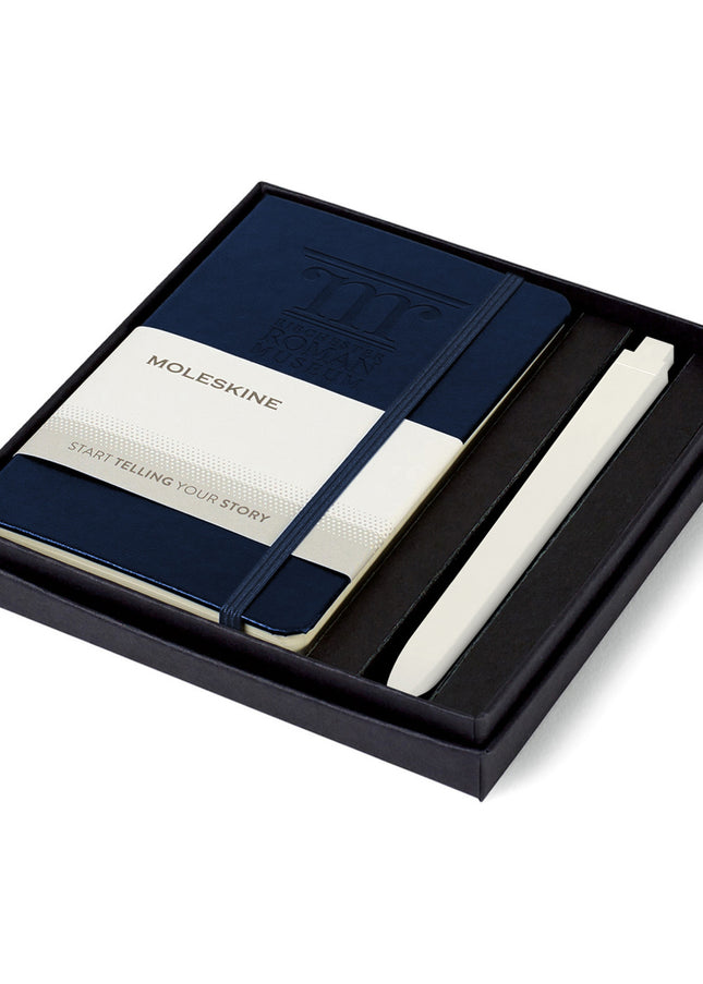 Moleskine® Pocket Notebook and GO Pen Gift Set