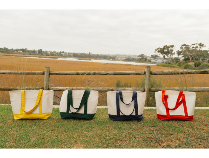 <h1>5 Shades x 3 Sizes</h1><h2>Gemline's fun new canvas totes</h2>