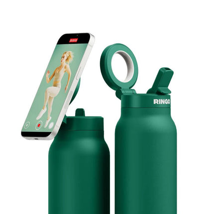 RINGO Pro Water Bottle with Magnetic Booster Ring - 24 Oz. - Just Tote Bags