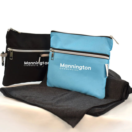 RPET Travel Pouch with FREE Blanket -B5240 - Just Tote Bags