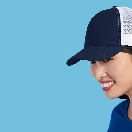 Trucker Snap‑Back Trucker Cap -H08205 - Just Tote Bags