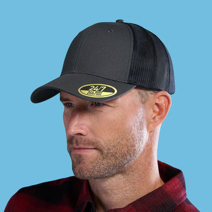 Trucker Snap‑Back Trucker Cap -H08205 - Just Tote Bags