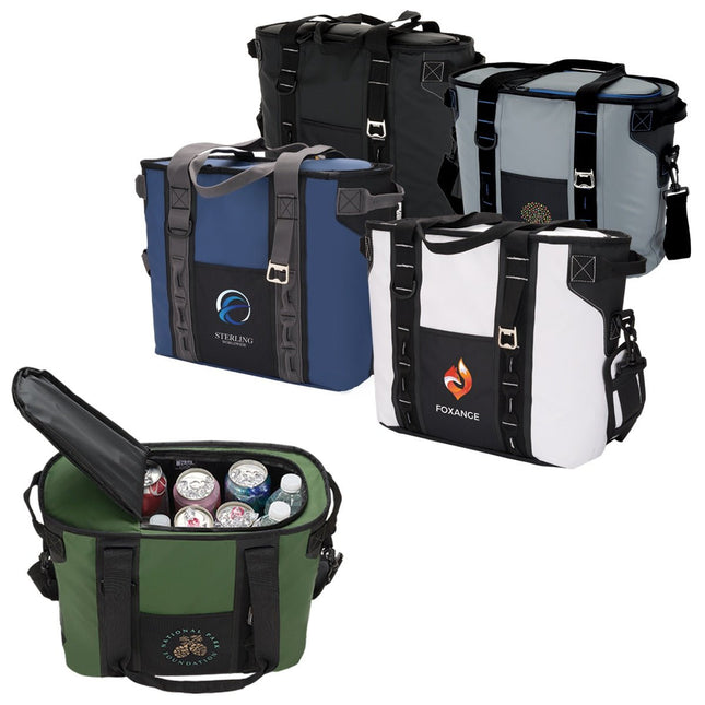 Urban Peak® Waterproof 24 Can Hinge Cooler -CB157 - Just Tote Bags