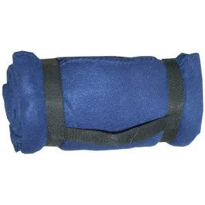 Whipstitch Fleece Blanket with Strap -B5660 - Just Tote Bags