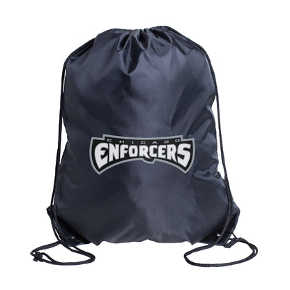 Navy blue Budget Cinch Pack with 'Enforcers' logo