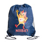 Budget Cinch Pack in navy with 'Nihin' branding