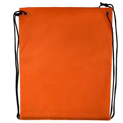  Budget Cinch Pack  -blank - orange| Justtotebags.online