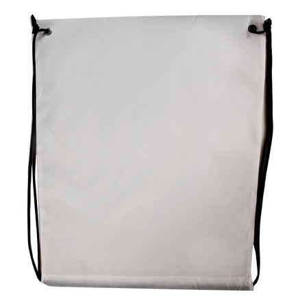  Budget Cinch Pack -White -Blank | Justtotebags.online