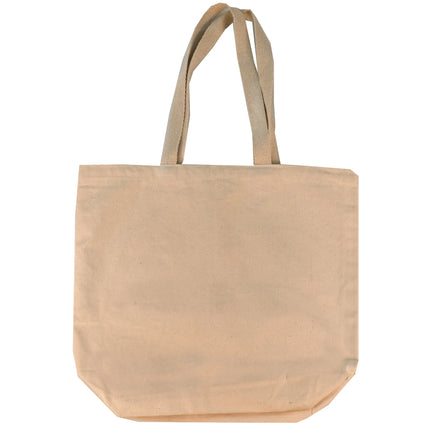 Cotton Canvas Super Tote -B9213 - Just Tote Bags