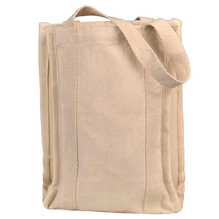 Ecorite Cotton 4 Bottle Wine Tote - B3795 - Just Tote Bags