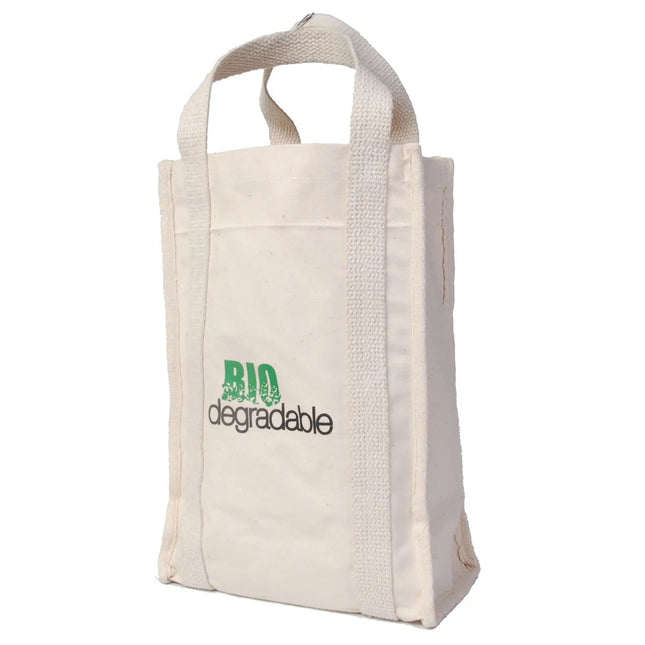 Ecorite Cotton 4 Bottle Wine Tote - B3795 - Just Tote Bags