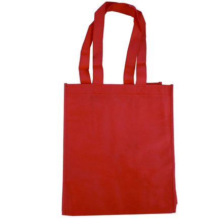 Non Woven Friendly Shopper Tote with Rigid Plastic Bottom -B4120 - Just Tote Bags
