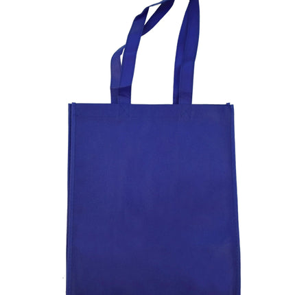 Non Woven Friendly Shopper Tote with Rigid Plastic Bottom -B4120 - Just Tote Bags