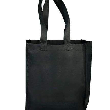 Non Woven Friendly Shopper Tote with Rigid Plastic Bottom -B4120 - Just Tote Bags